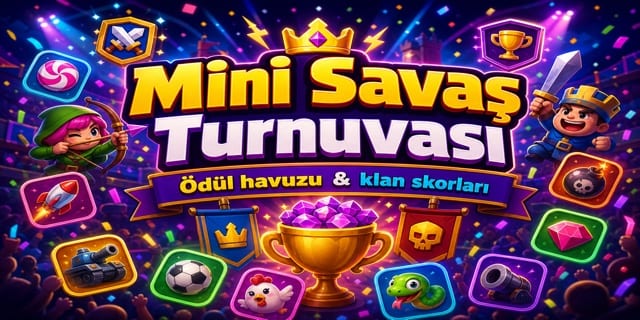 Slotime Mini Savaş sosyal turnuva etkinlik görseli