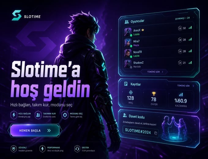 Slotime platform görsel