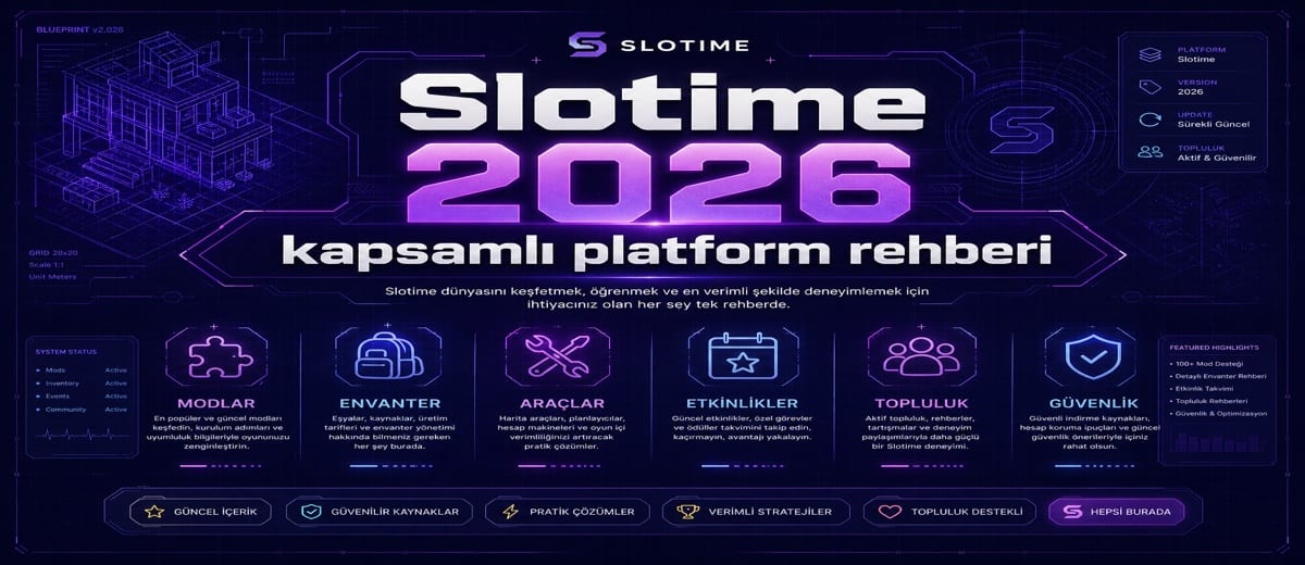 Slotime 2026 kapsamlı rehber kapak görseli
