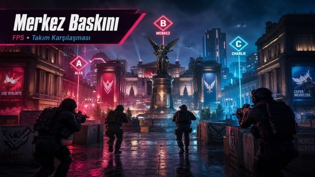 Slotime Merkez Baskını FPS takım oyun modu